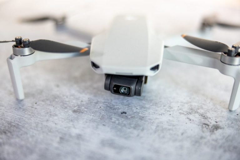 Compact folding camera drone