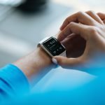 Smartwatch on a wrist